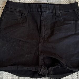 American Eagle Outfitters Black High Waist Shorts